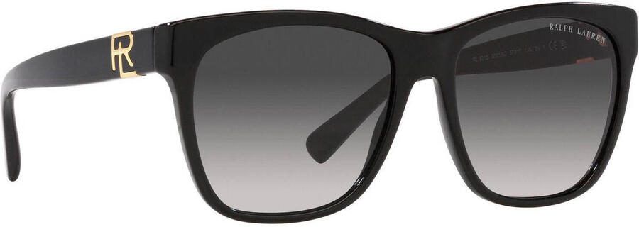 Ralph Lauren Zwarte Grijze Zonnebril THE Ricky II RL 8212 Black - Foto 3