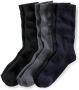 Ralph Lauren Assorti Crew Sock 3-Pack Navy Charcoal Black Multicolor Heren - Thumbnail 1