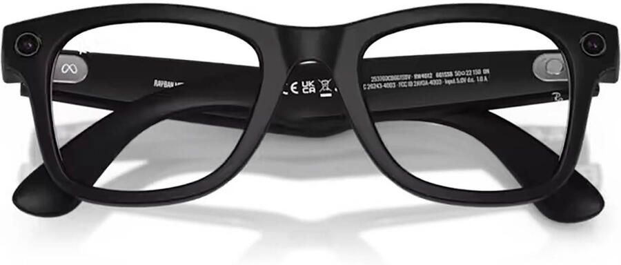 Ray-Ban Meta bril Wayfarer Gen 2 mat zwart - Foto 2