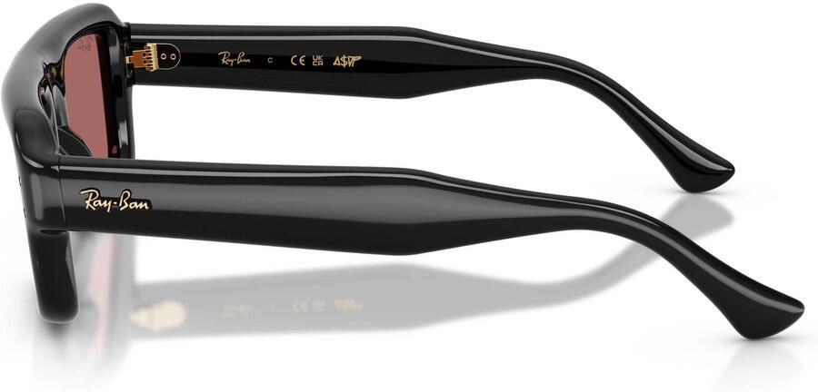 Ray-Ban x A$AP Rocky zonnebril 0RB4954 zwart rood - Foto 2