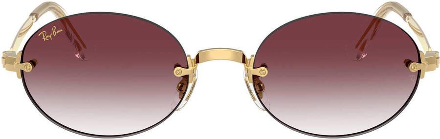Ray-Ban x A$AP Rocky zonnebril RB3929 goudkleurig paars - Foto 3