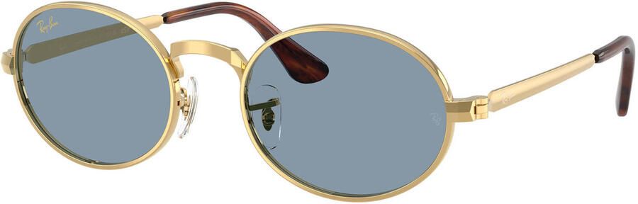 Ray-Ban x A$AP Rocky zonnebril RB3931 goudkleurig blauw
