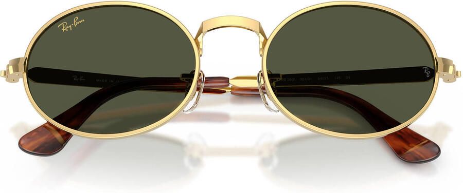 Ray-Ban x A$AP Rocky zonnebril RB3931 goudkleurig groen - Foto 3