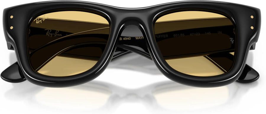 Ray-Ban x A$AP Rocky zonnebril Wayfarer Puffer oranje zwart - Foto 3
