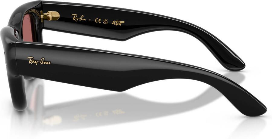 Ray-Ban x A$AP Rocky zonnebril Wayfarer Puffer rood zwart - Foto 2