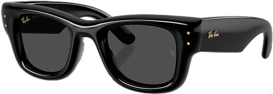 Ray-Ban x A$AP Rocky zonnebril Wayfarer Puffer zwart goudkleurig