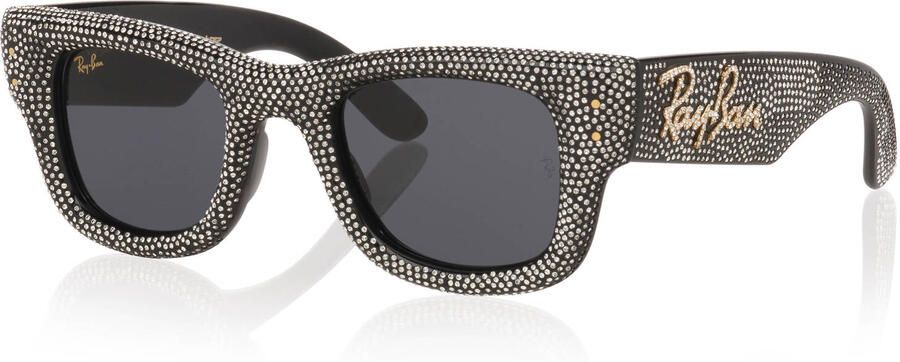Ray-Ban x A$AP Rocky zonnebril Wayfarer Puffer zwart zilverkleurig