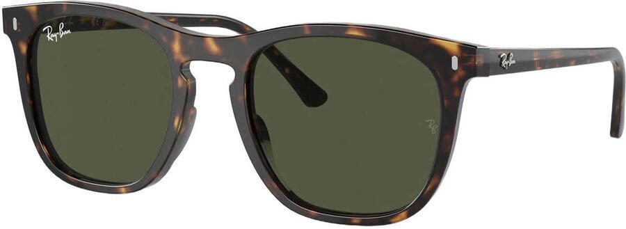 Ray-Ban zonnebril 0RB2210 met tortoise print donkerbruin