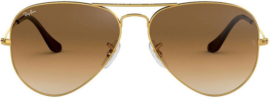 Ray-Ban Iconische Aviator Zonnebril AVIATOR Gradient Gepolariseerd Yellow Brown Heren Dames - Foto 3