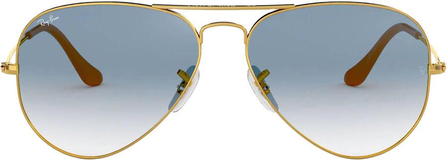 Ray-Ban Aviator -gradiënt Aviator Rb3025 Zonnebril Yellow Dames Unisex