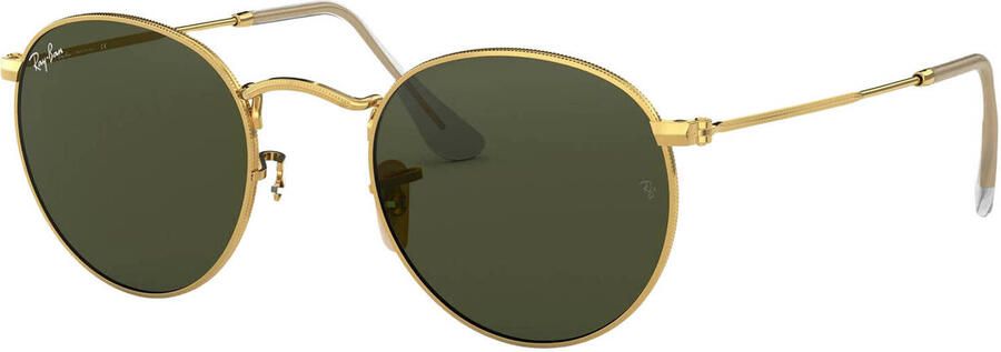 Ray-Ban Ronde Metalen Gepolariseerd Green Heren