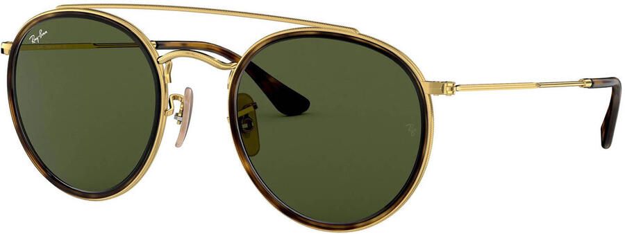 Ray-Ban Zonnebril met ronde montuur Goud