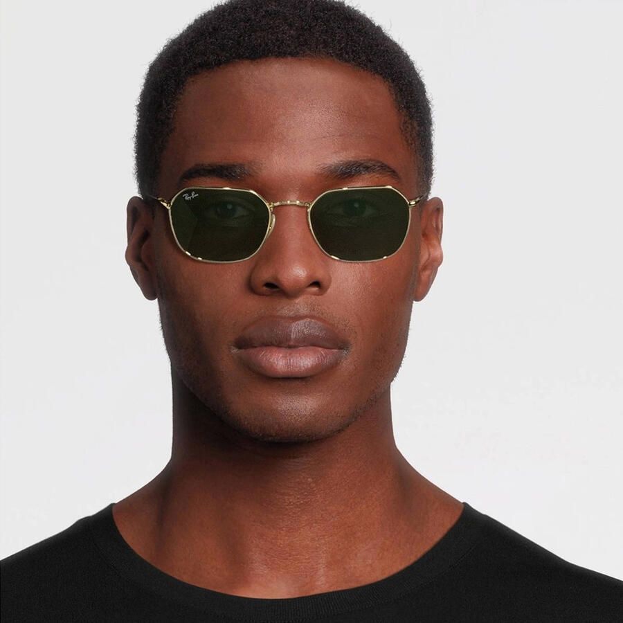 Ray-Ban Zonnebril met metalen montuur en verstelbare neuspads Brown - Foto 3