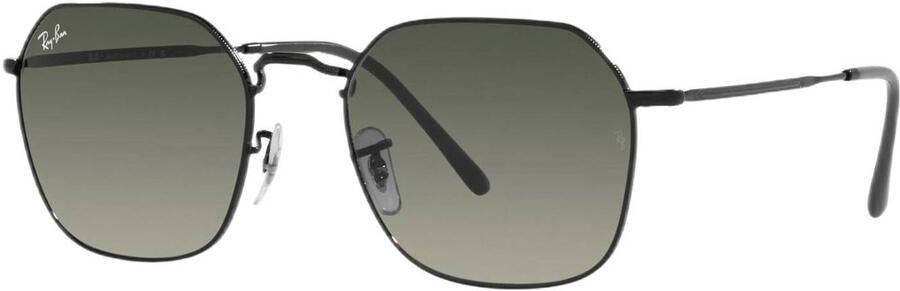 Ray-Ban Zonnebril met metalen montuur en verstelbare neuspads Brown