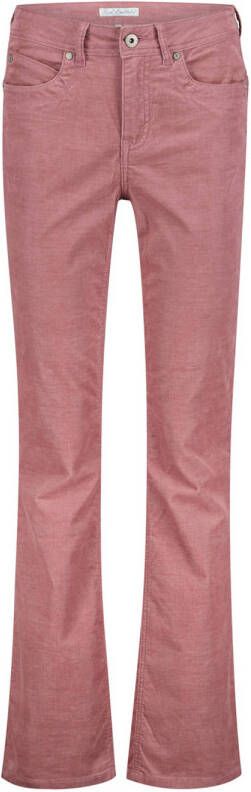 Red Button corduroy flared jeans Babette fine cord oudroze