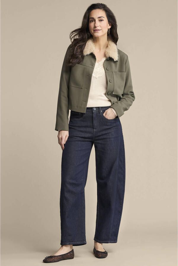 Red Button barrel jeans donkerblauw