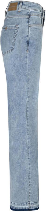 Red Button Bibette Released Hem high waist straight leg jeans light blue denim - Foto 3