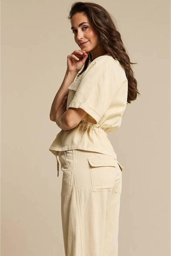 Red Button blouse beige - Foto 2