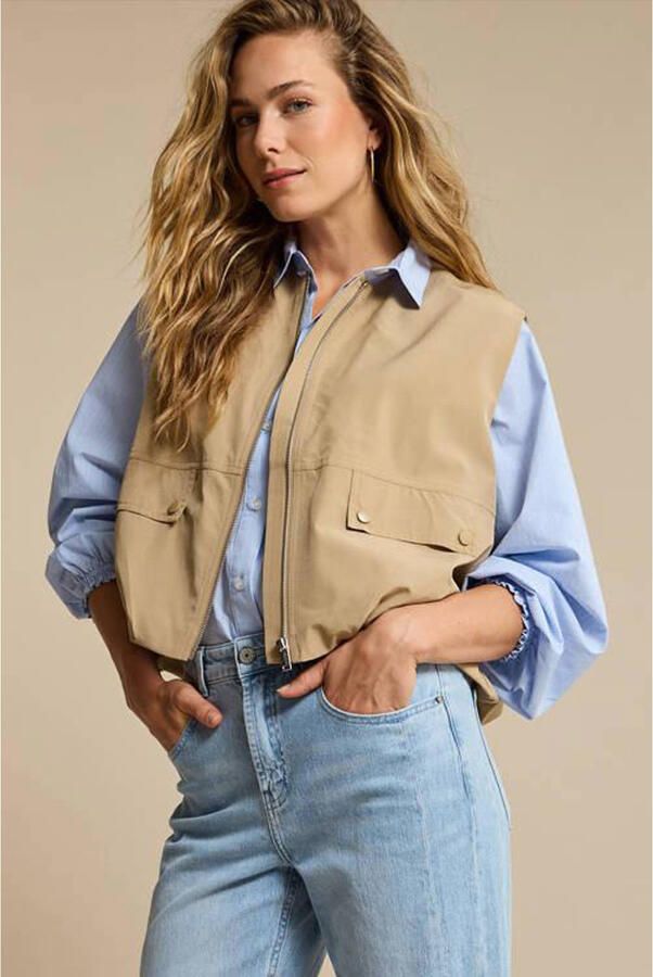 Red Button bodywarmer zand