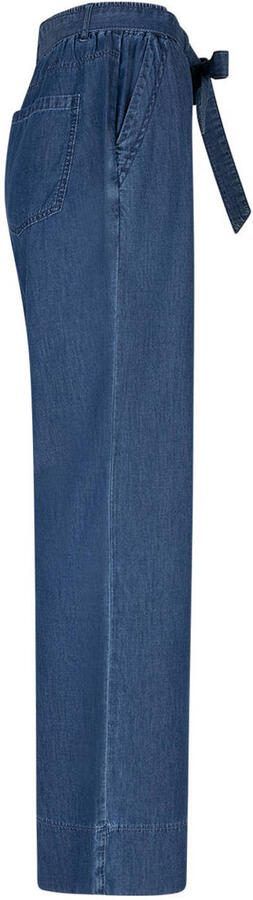 Red Button Claudette Palazzo Denim rinse wide leg jeans donkerblauw - Foto 3