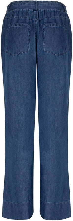 Red Button Claudette Palazzo Denim rinse wide leg jeans donkerblauw - Foto 2
