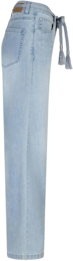 Red Button Colette & Belt White Bleach straight leg jeans light blue denim - Foto 5