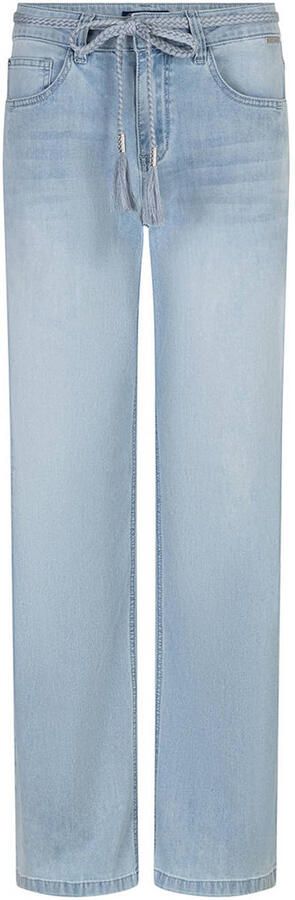 Red Button Colette & Belt White Bleach straight leg jeans light blue denim - Foto 4