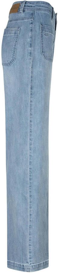 Red Button Colette Frontpatchpockets white bleach straight leg jeans light blue denim - Foto 3