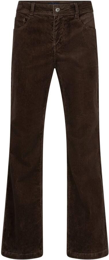 Red Button corduroy flared broek bruin