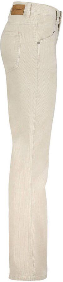 Red Button corduroy flared high waist flared broek beige - Foto 3