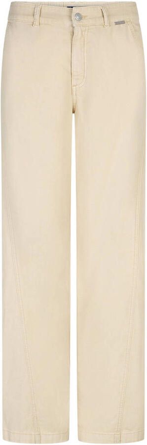 Red Button denim straight high waist broek zand - Foto 3