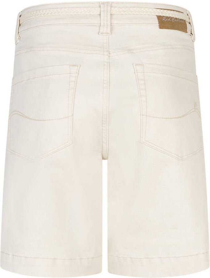 Red Button denim straight high waist short ecru - Foto 3