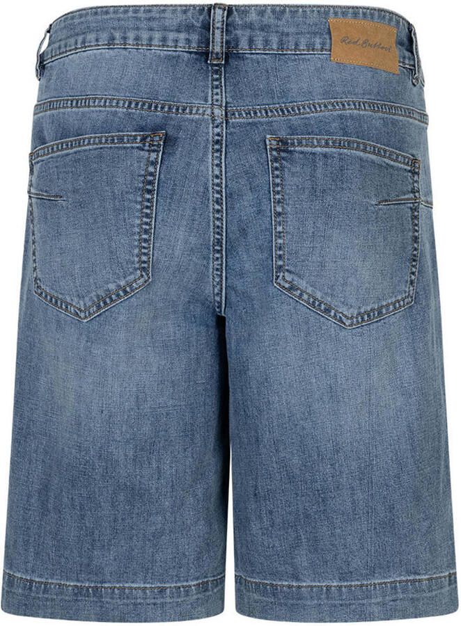 Red Button denim straight regular waist bermuda short medium blue denim - Foto 3