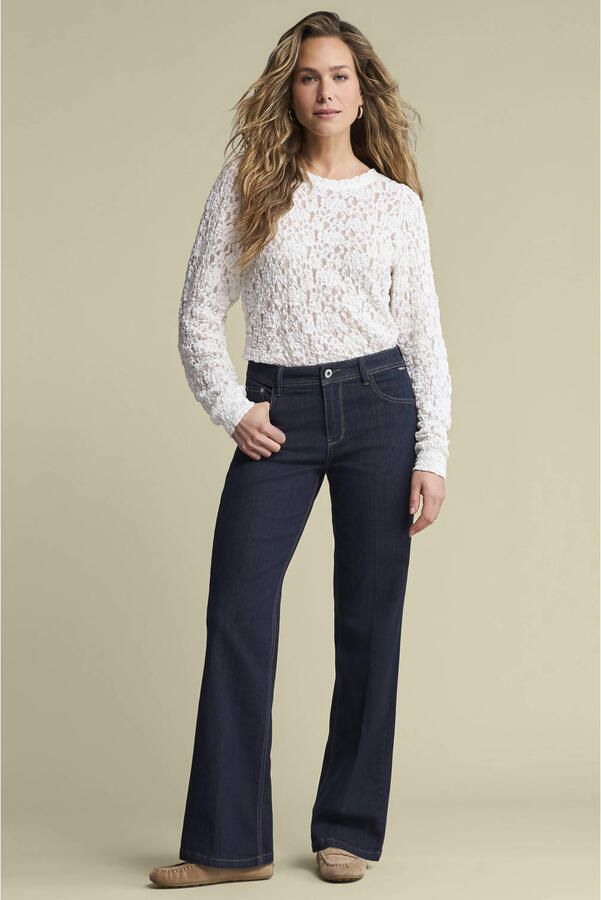 Red Button flared jeans donkerblauw