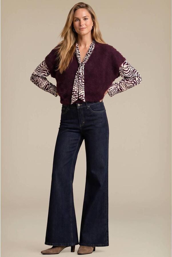 Red Button flared jeans donkerblauw - Foto 2