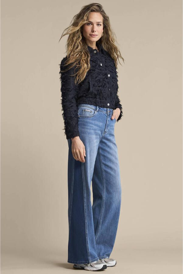 Red Button high waist wide leg jeans midstoneused