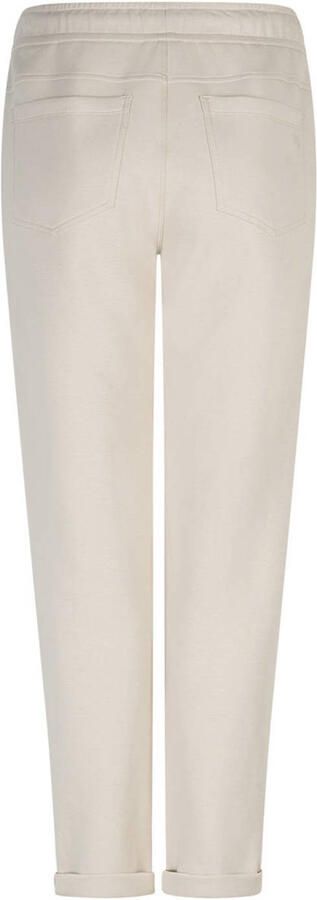 Red Button high waist casual broek beige gebreid - Foto 3