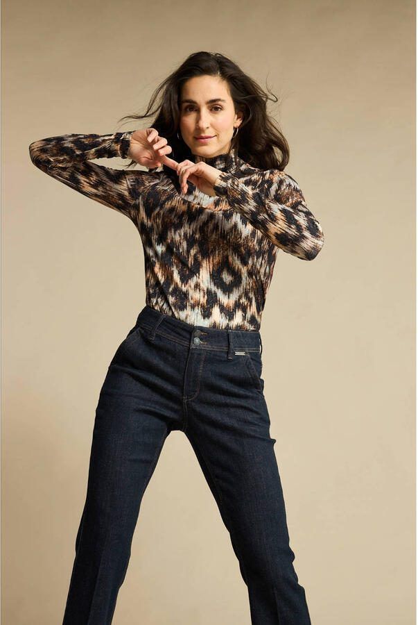 Red Button high waist flared jeans dark blue denim