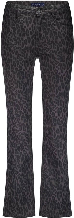 Red Button high waist flared jeans grijs