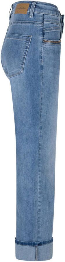 Red Button Kate Denim Embroid. Pockets high waist regular fit jeans medium blue denim - Foto 2
