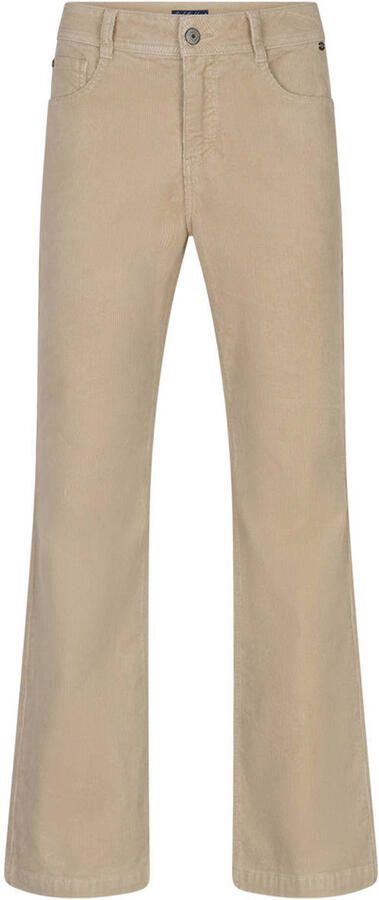 Red Button regular waist flared corduroy broek pebble