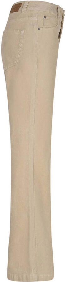 Red Button regular waist flared corduroy broek pebble - Foto 2