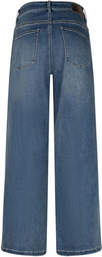 Red Button regular waist wide leg jeans mediumblauw - Foto 2