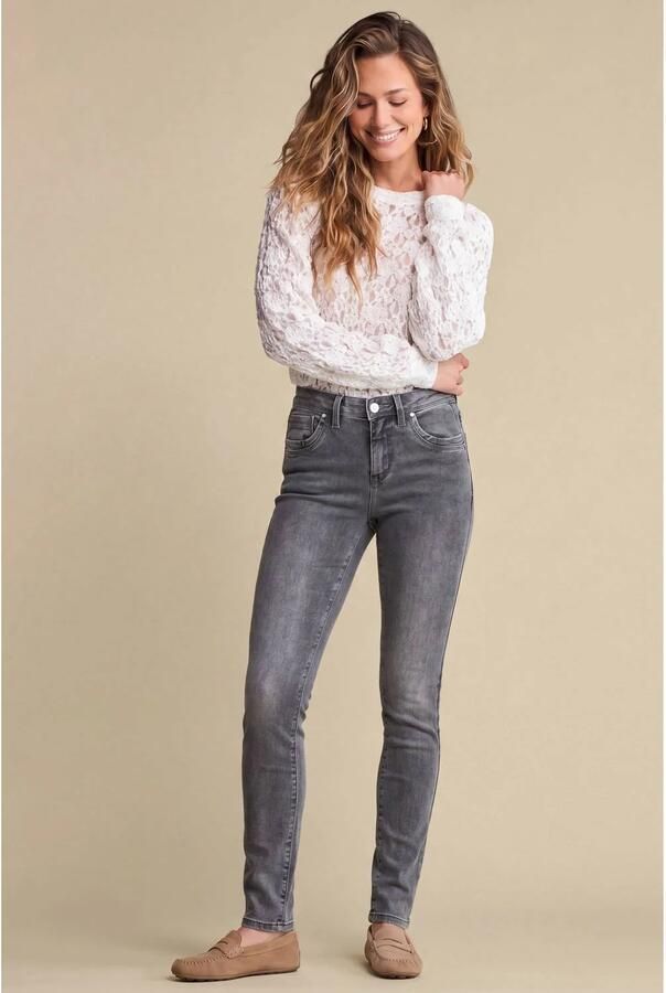 Red Button skinny jeans grey denim - Foto 2