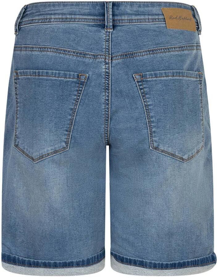 Red Button straight high waist short medium blue denim