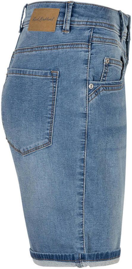 Red Button straight high waist short medium blue denim - Foto 2