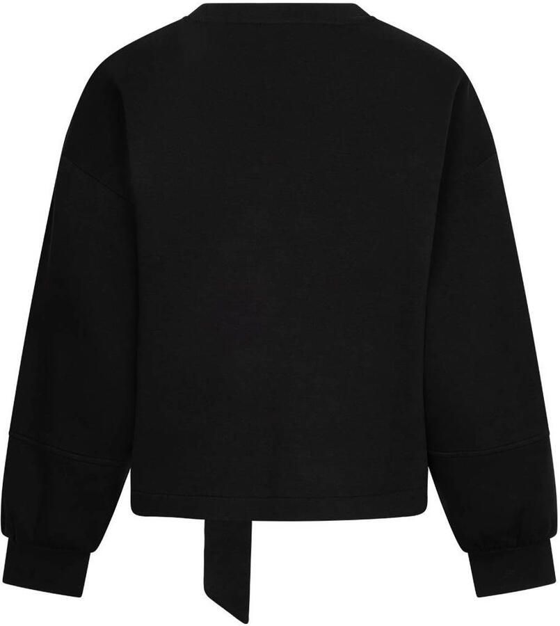 Red Button sweater zwart