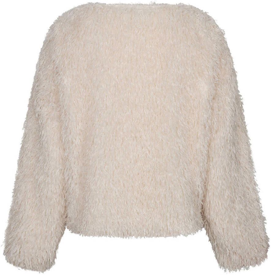 Red Button top met veren ecru - Foto 2