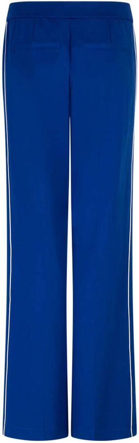 Red Button wide leg regular waist gestreepte casual broek blauw - Foto 2