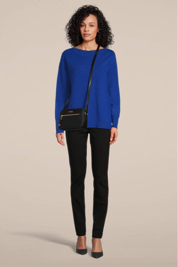 Red Button slim fit broek Laila Decent black